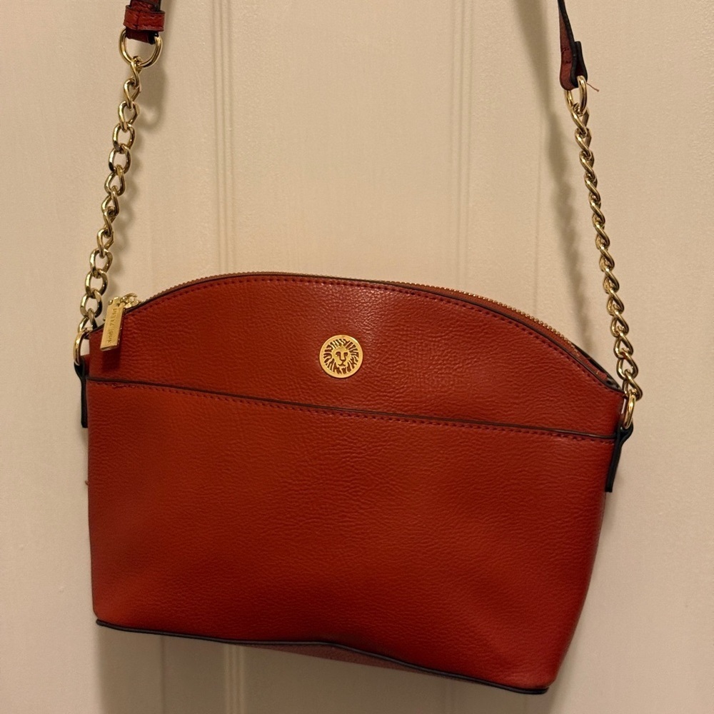 Anne Kline Elegant Red Crossbody Bag